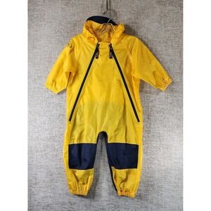Tuffo Muddy Buddy Rainsuit Waterproof Hooded Onepiece Toddler 4T Yellow